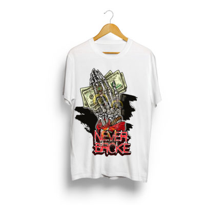 Never Broke: Skeleton Hands PNG File