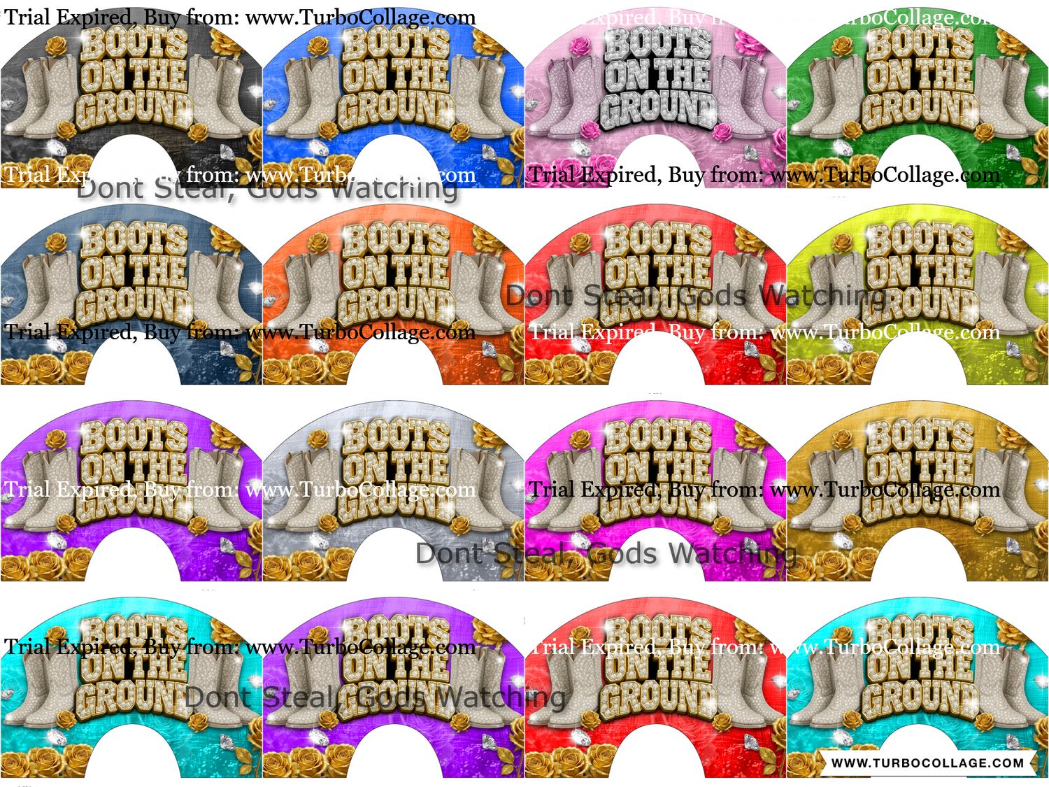 Boots on the Ground  PNG File Bundle