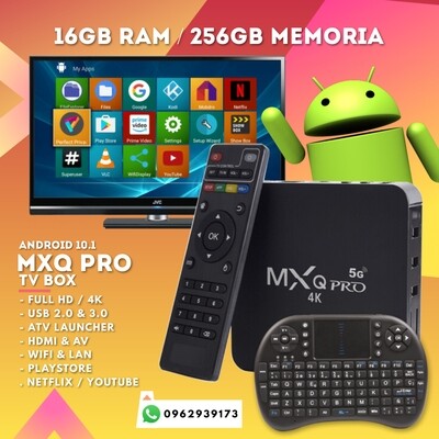 MAXQPRO 4K 5G - 16GB + TECLADO + IPTV