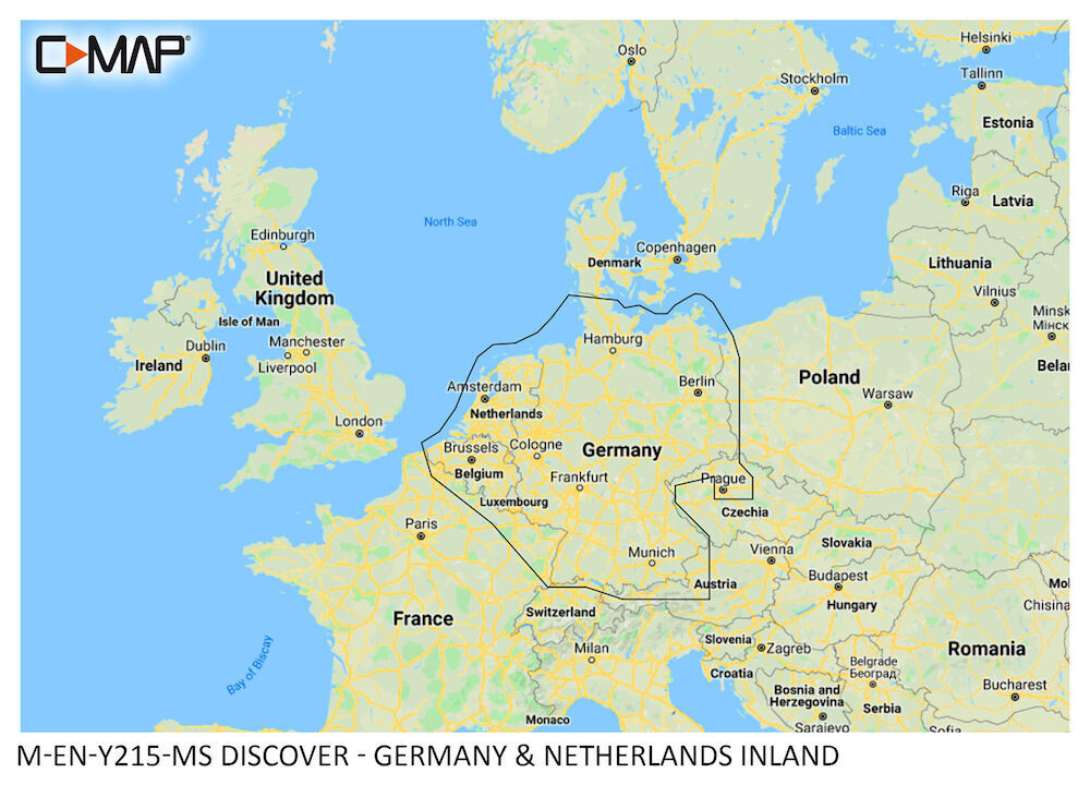 C-Map &quot;Discover&quot; Karten-Chip für Kartenplotter Deutschland / Holland