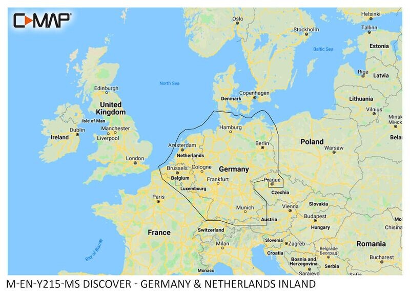 C-Map &quot;Discover&quot; Karten-Chip für Kartenplotter Deutschland / Holland