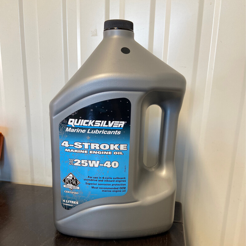 Quicksilver 25W-40 Marine Motorenöl 4 Liter