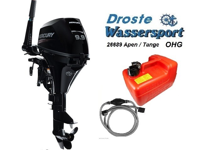 NEU Mercury F9,9MLH 4-Takter, Handstart, Pinne