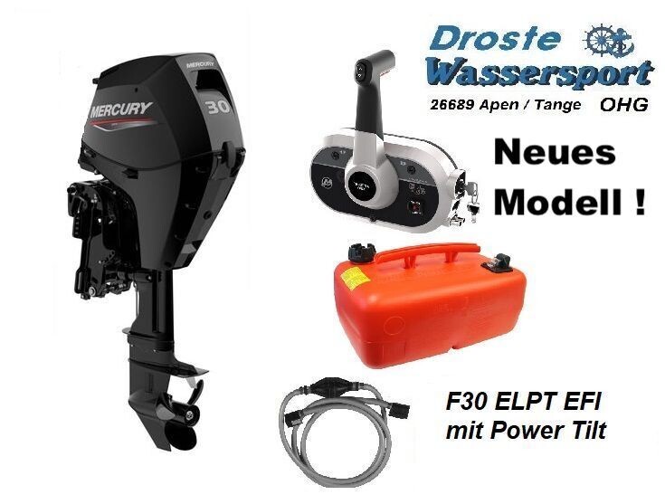 Mercury F30 ELPT EFI 30PS 4-Takter, Powertrimm Langschaft