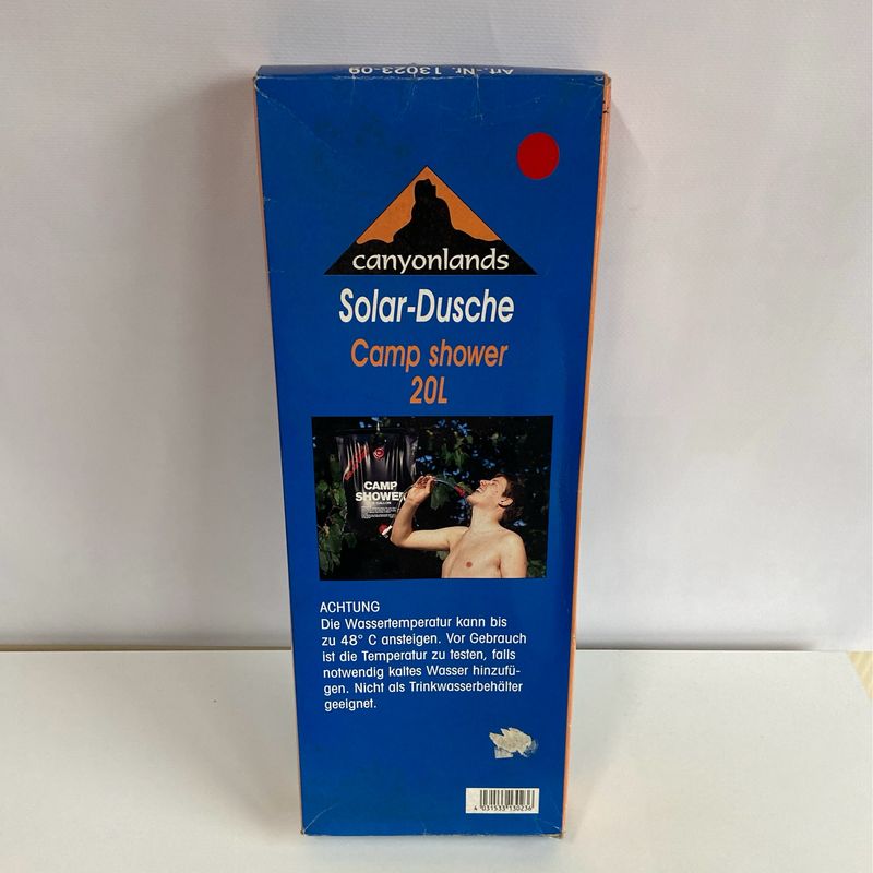 Solardusche 20 Liter Canionlands. Neu