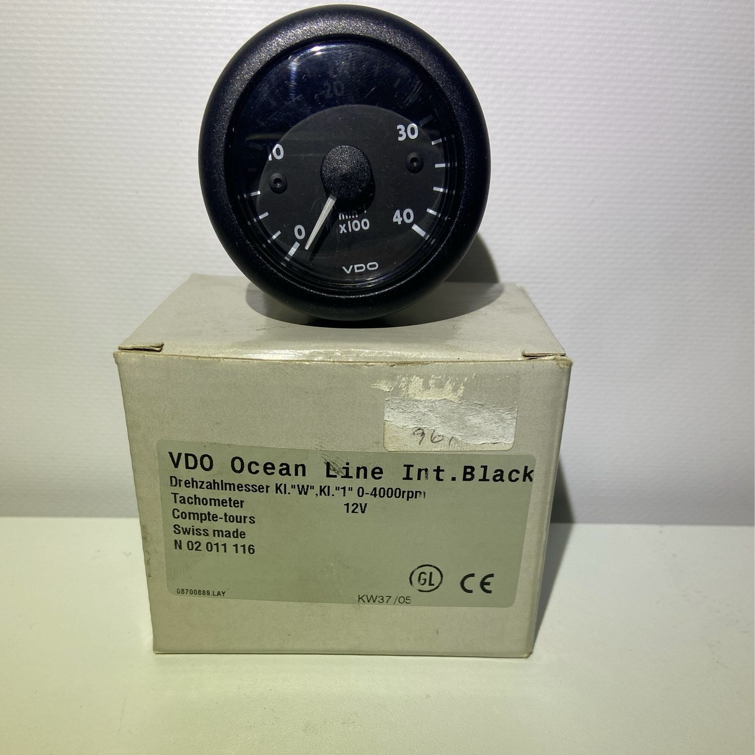VDO Drehzahlmesser Kl. W. 52mm. NEU OVP