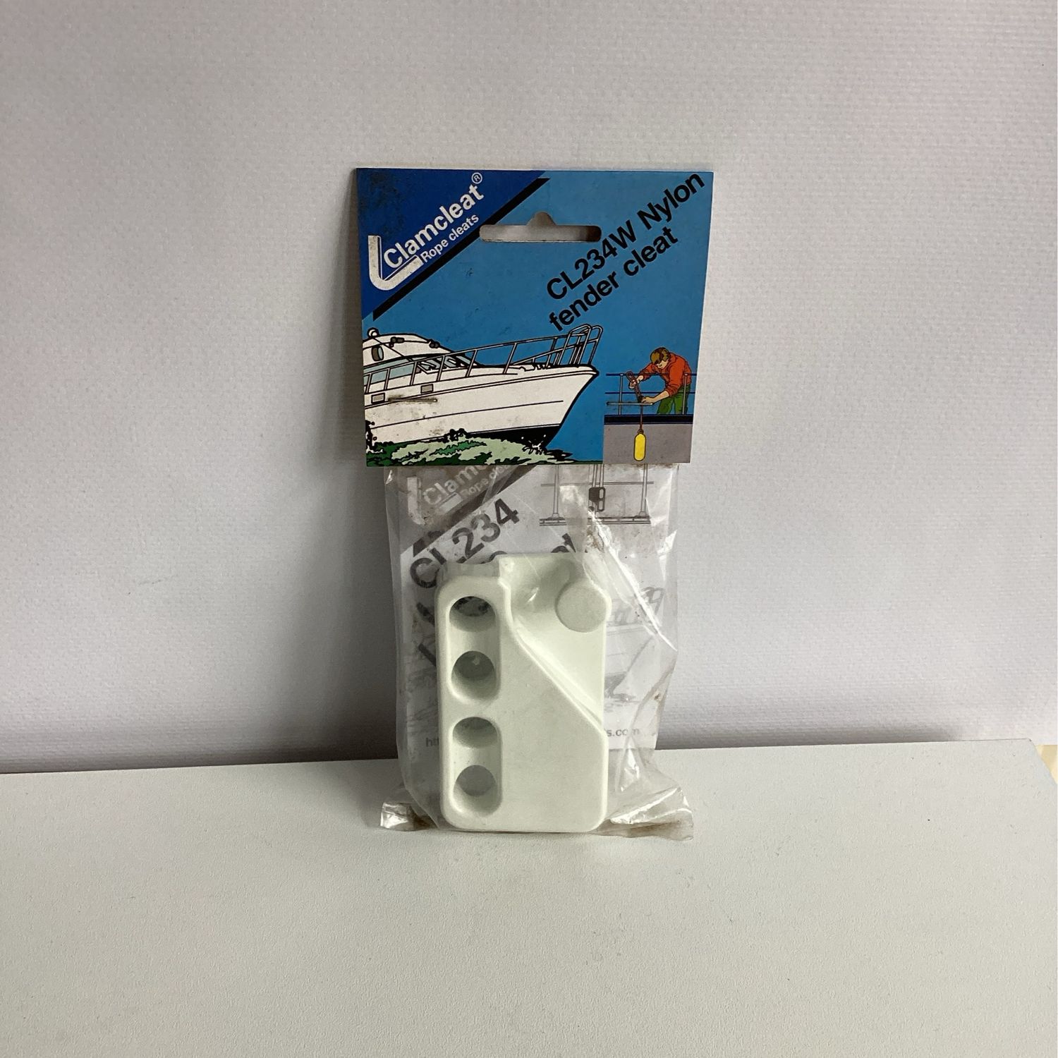 Fenderhaken Clampcleat CL234W. NEU OVP