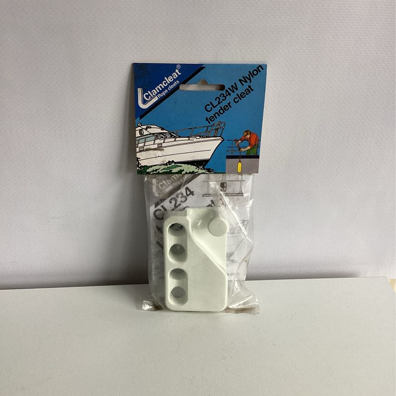 Fenderhaken Clampcleat CL234W. NEU OVP