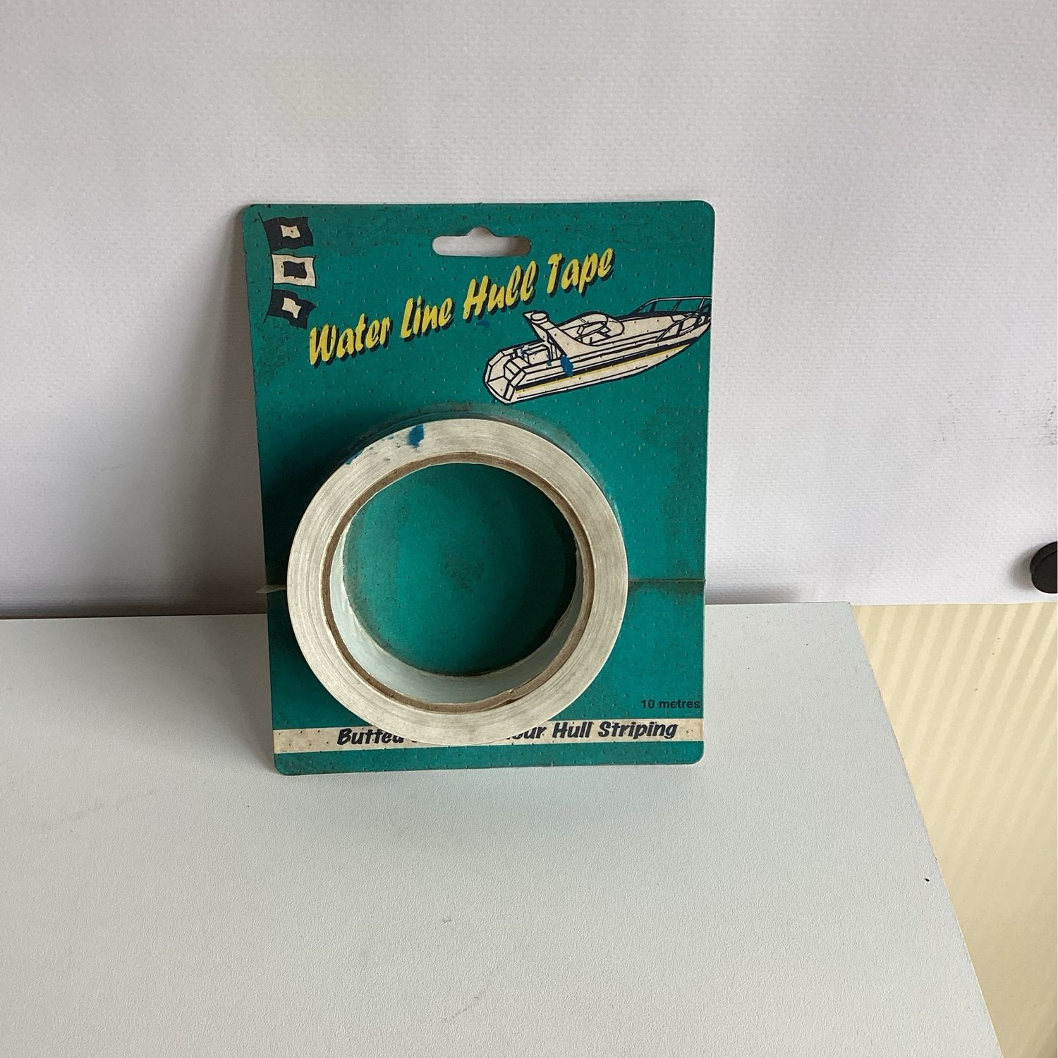 Deko Klebestreifen Wasserlinien Tape 3 Farbig blau 10 Meter, NEU OVP