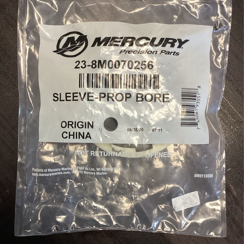 Mercury 8M0070256 Sleeve-Prop Bore
