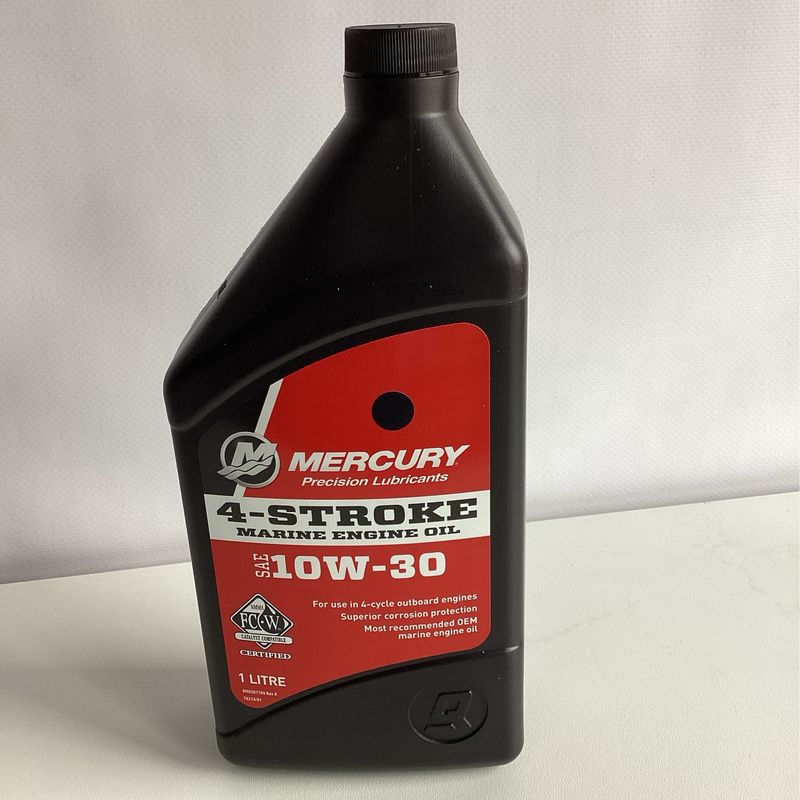 Mercury 8M0206950 4-Stroke Marine Engine Oil 10W-30