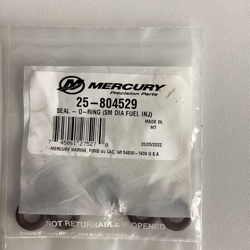 Mercury 804529 Seal O-Ring (VPE 6Stk)