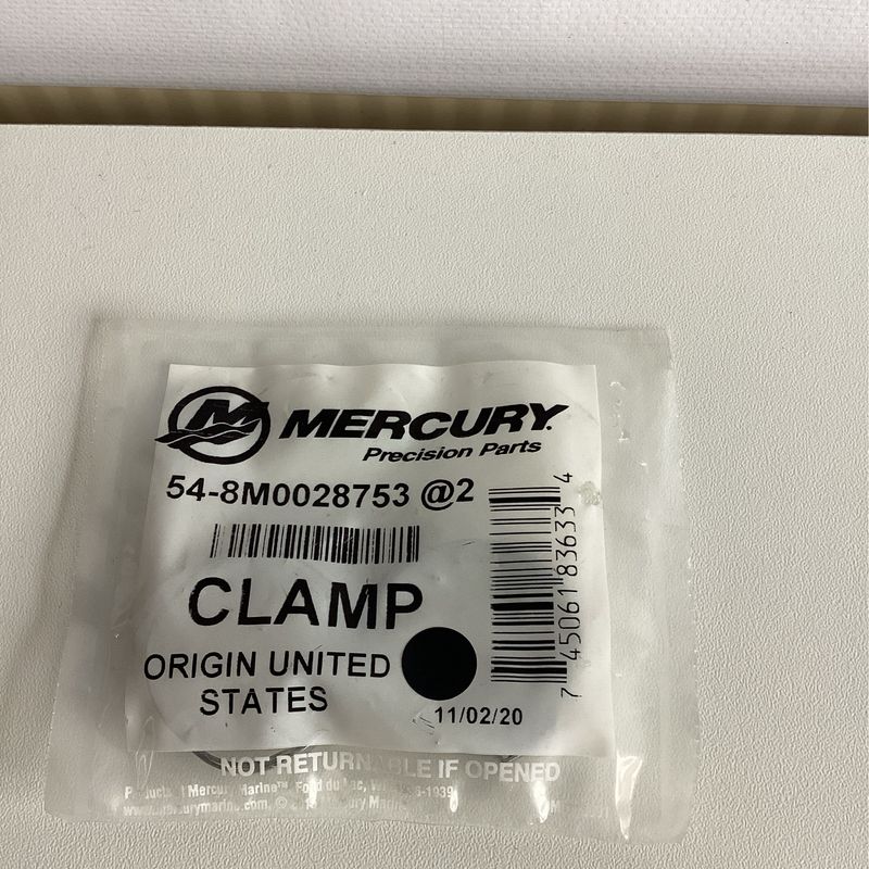 Mercury 8M0028753 Clamp (VPE 2Stk)