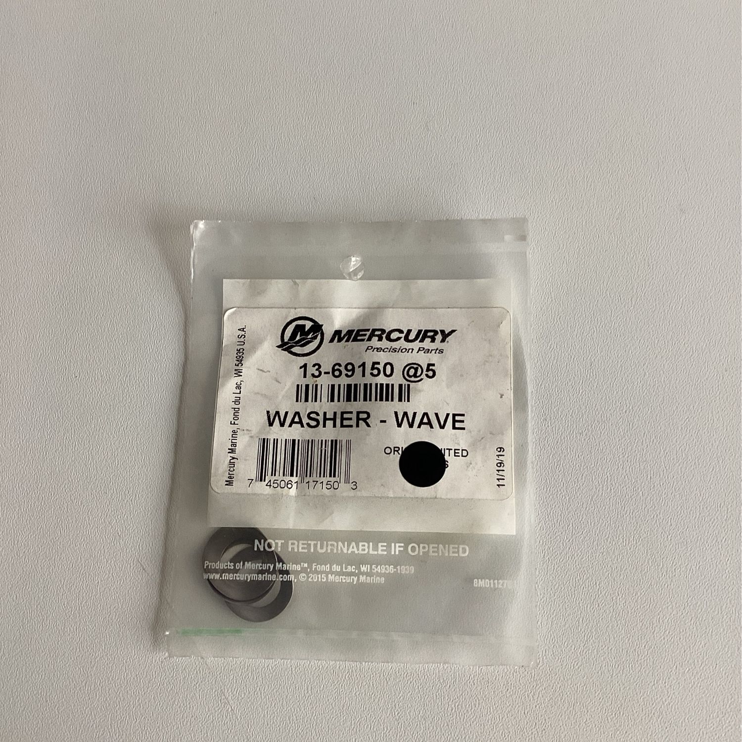 Mercury 69150 Washer-Wave (VPE 5Stk.)