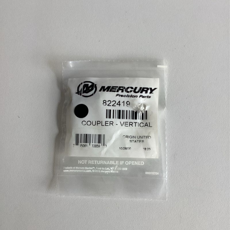 Mercury 822419 Coupler-Vertical