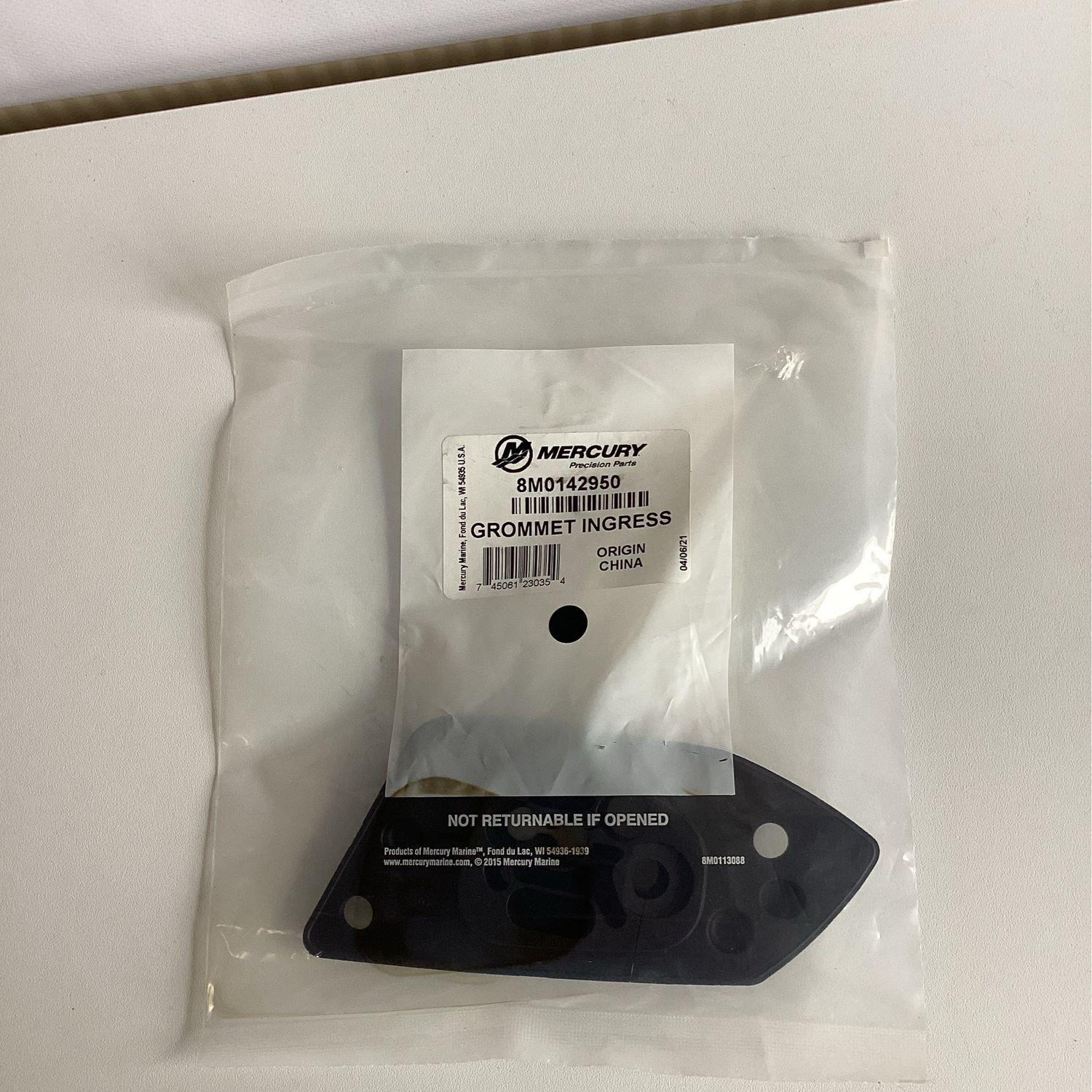 Mercury 8M0142950 Grommet Ingress