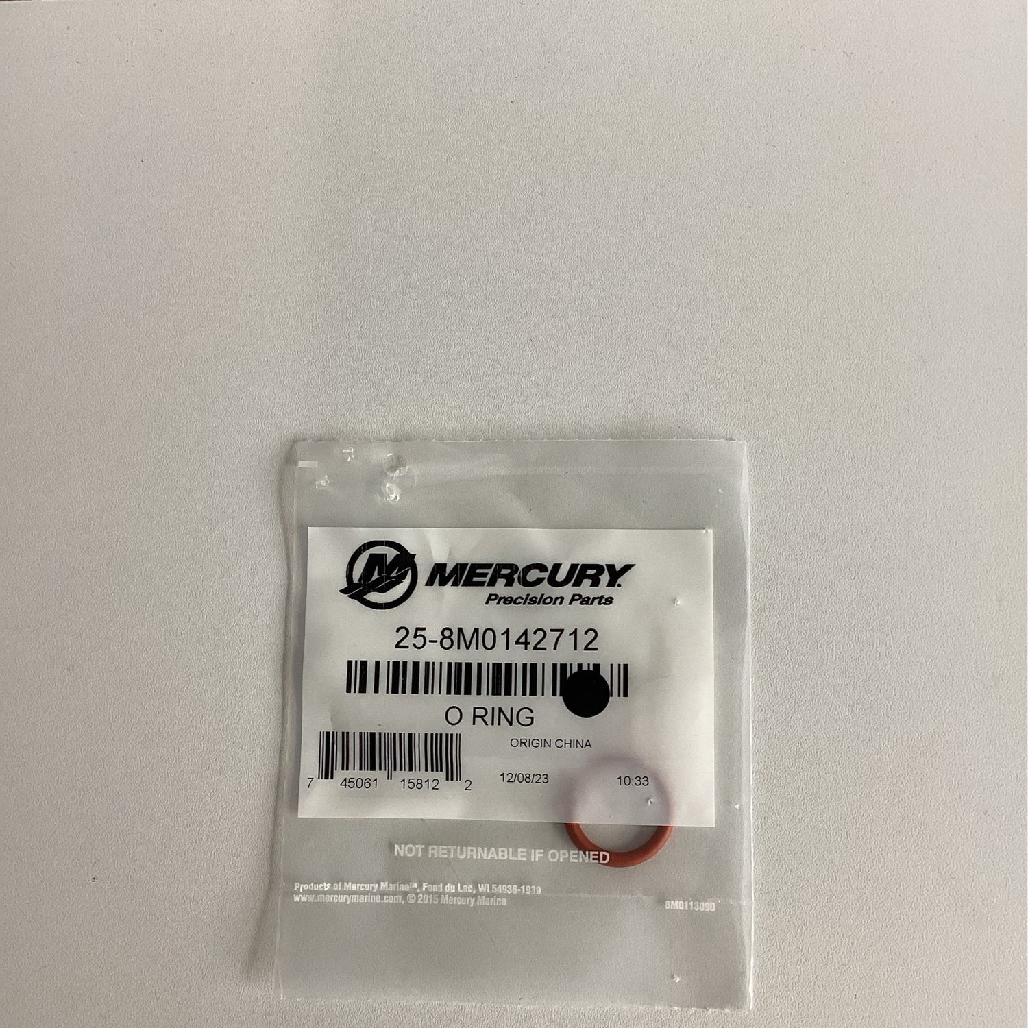 Mercury 8M0142712 O- Ring
