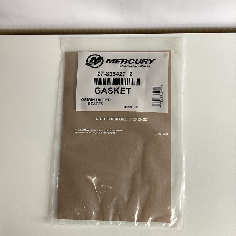 Mercury 8354272 Gasket
