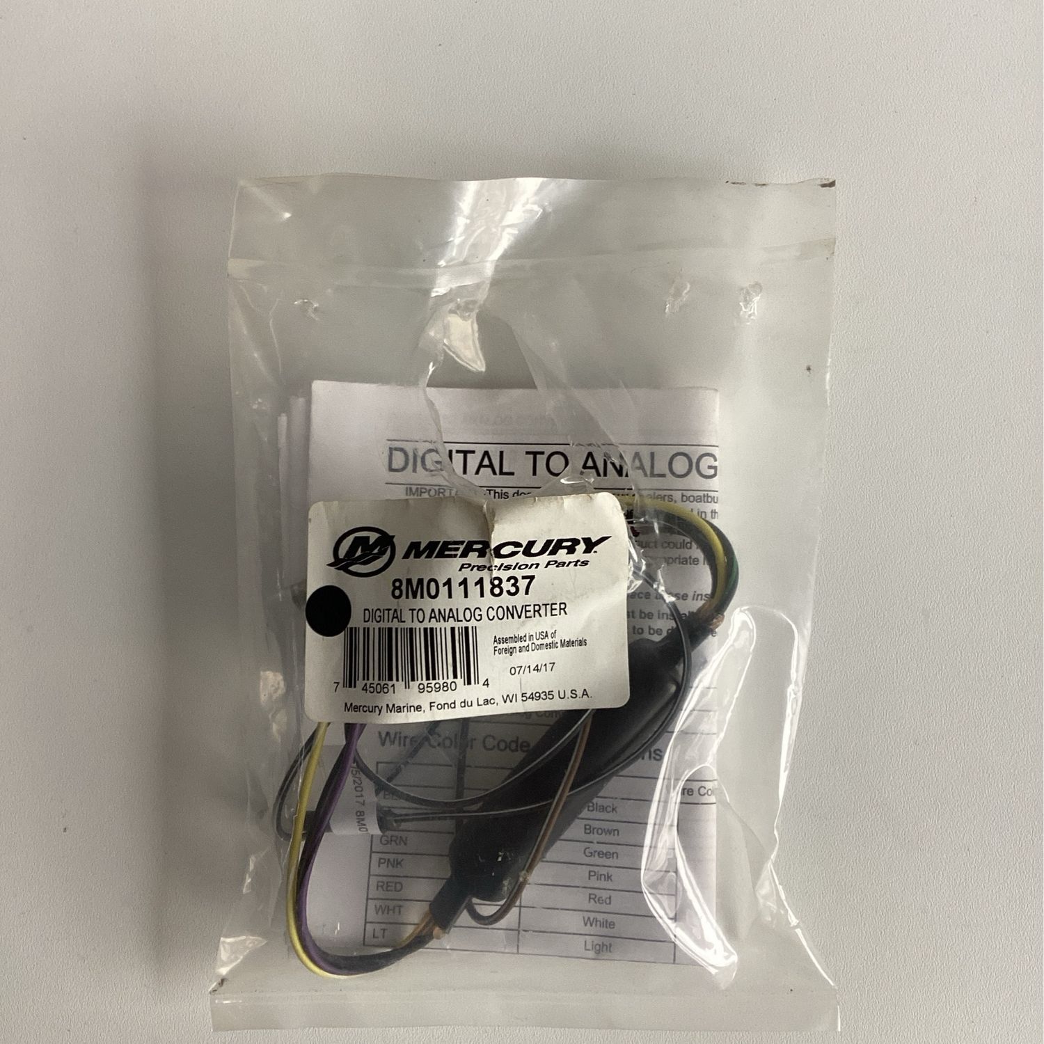 Mercury 8M0111837 Digital to Analog Converter