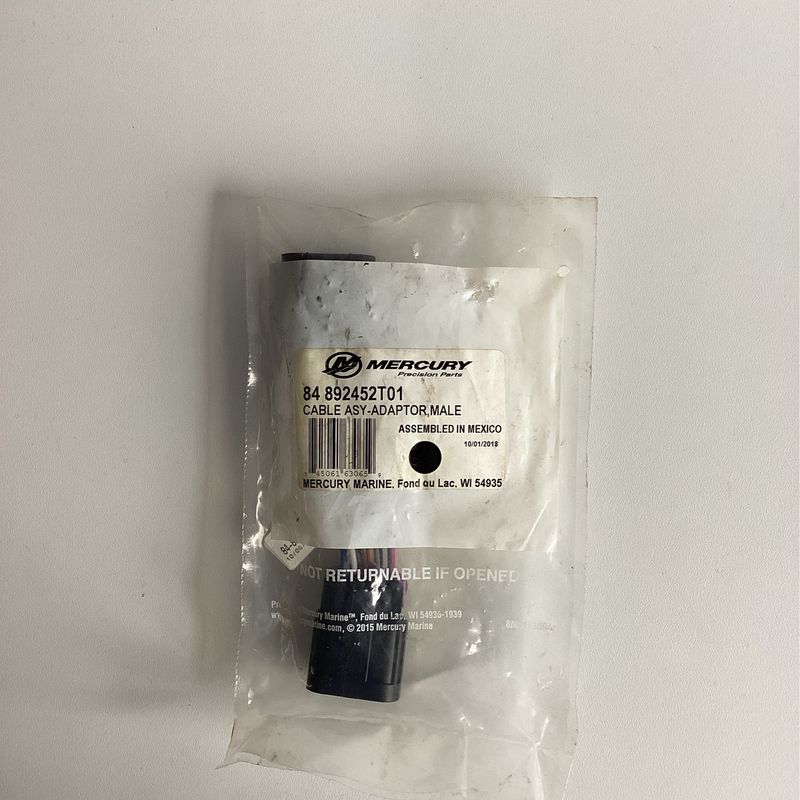 Mercury 892452T01 Cable Asy-Adapter, Male