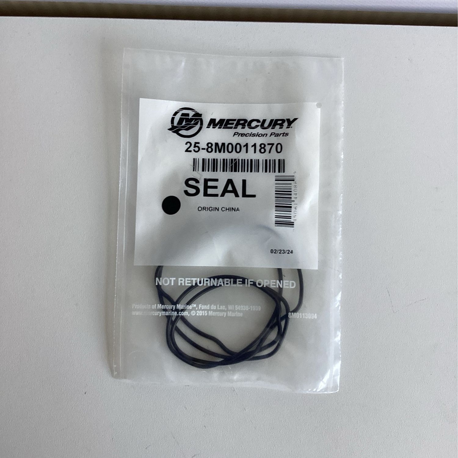 Mercury 8M0011870 Seal
