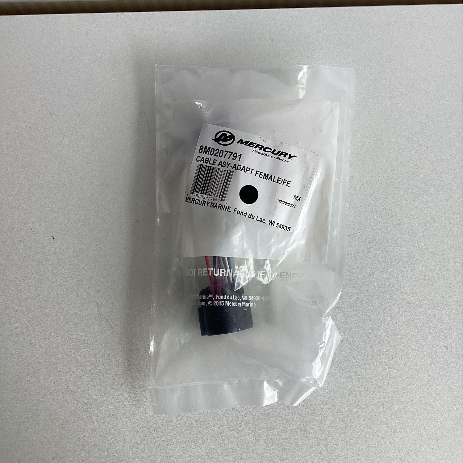 Mercury 8M0207791 Cable Asy-Adapt. Female