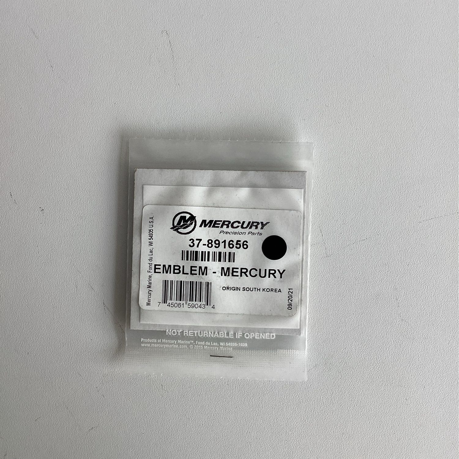 Mercury 891656 Emblem