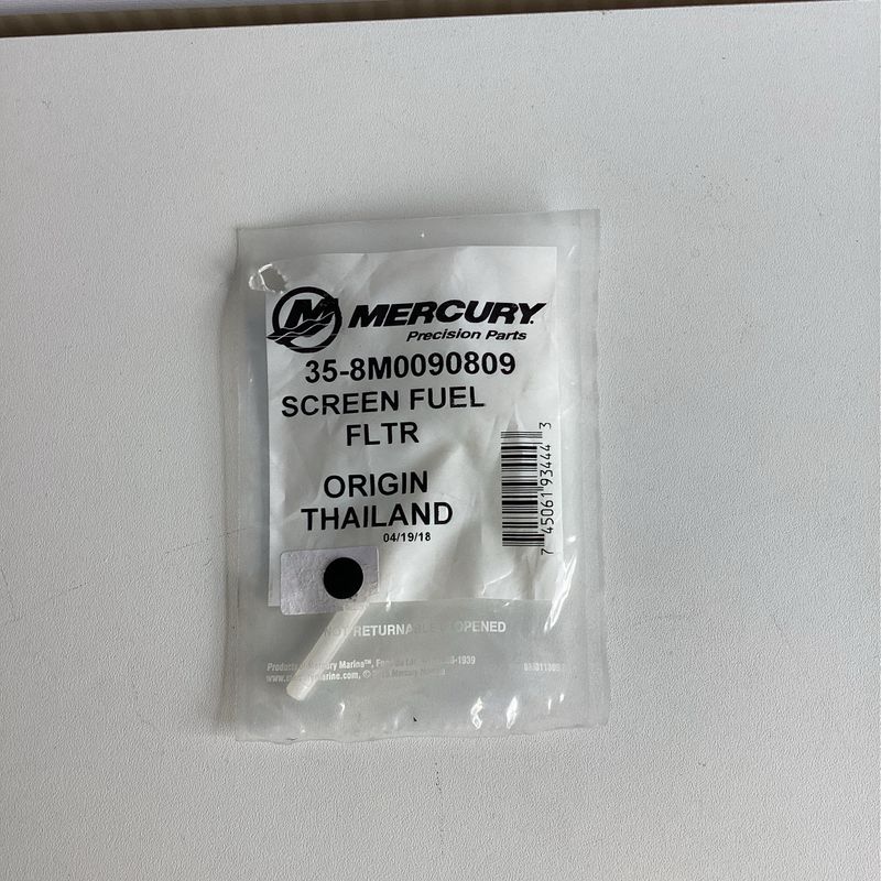 Mercury 8M0090809 Screen Fuel Filter