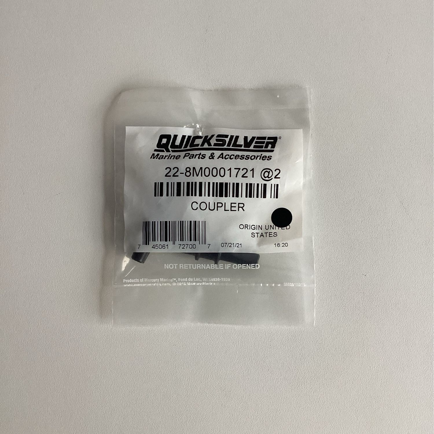 Quicksilver 8M0001721 Coupler (2Stk.)
