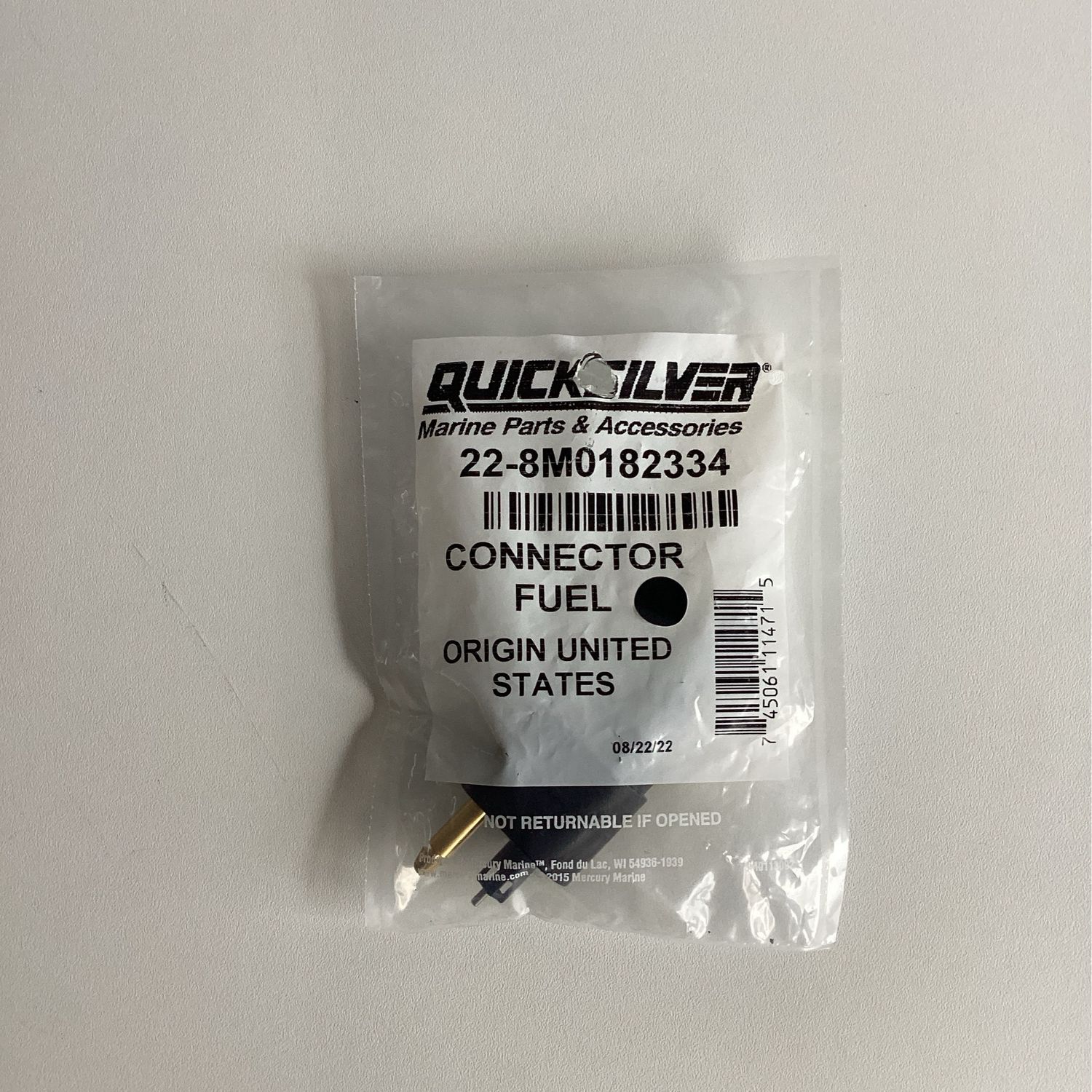 Quicksilver 8M0182334 Connector Fuel