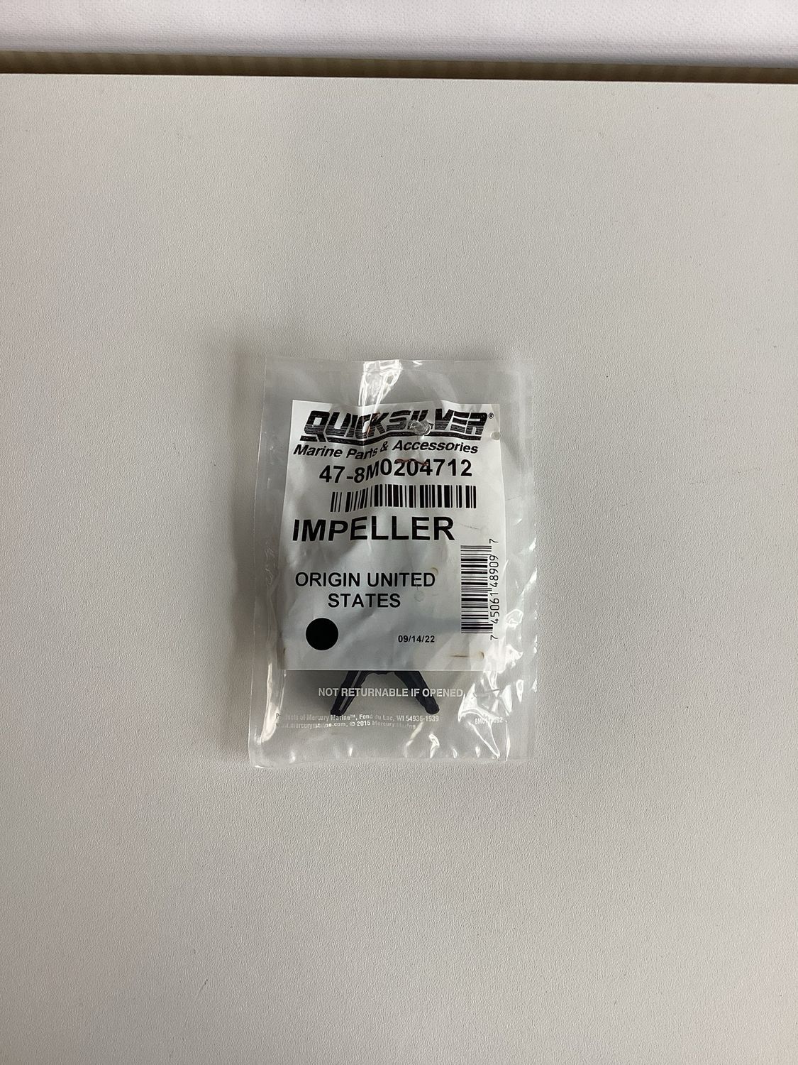 Quicksilver 8M0204712 Impeller