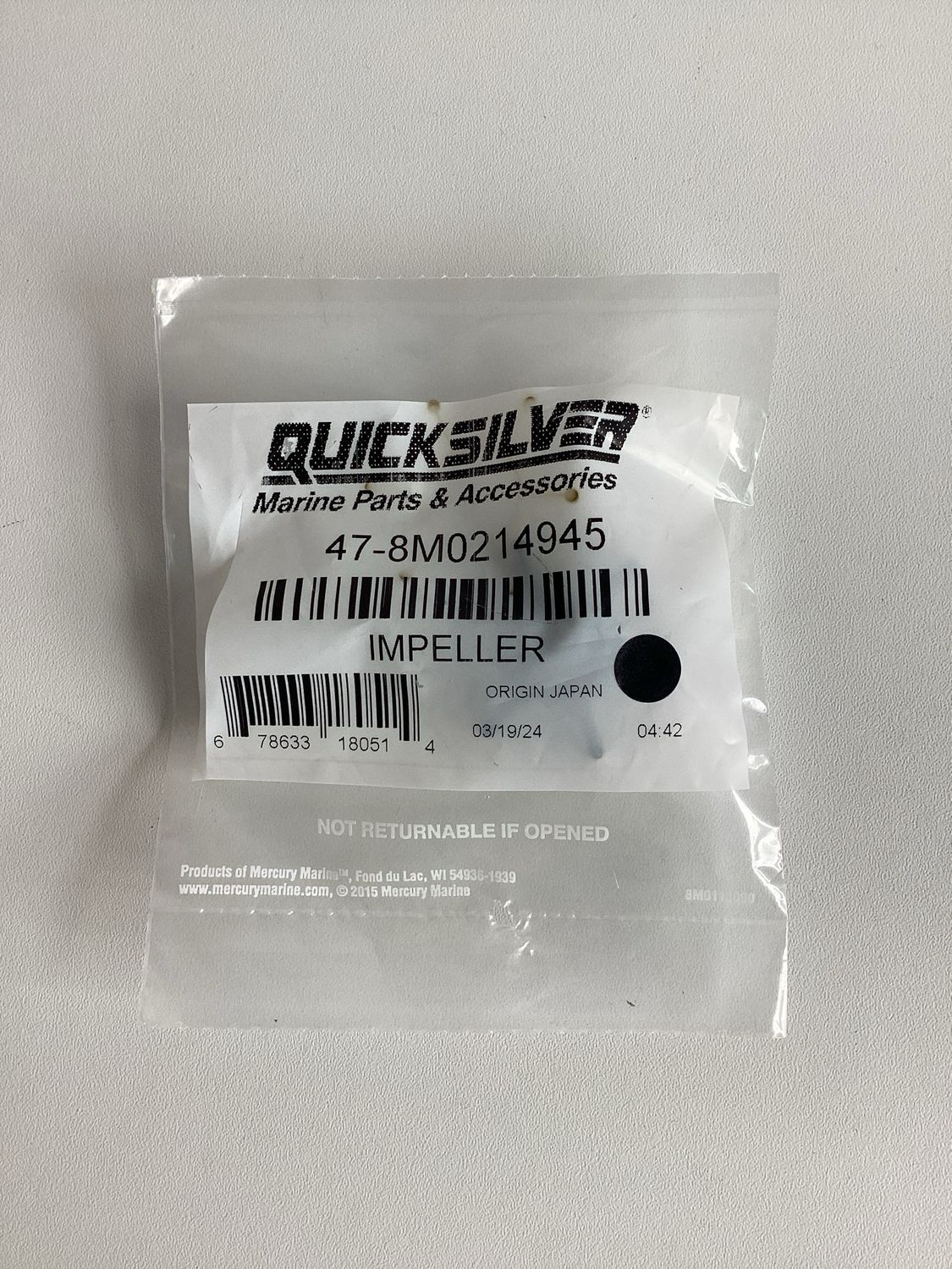 Quicksilver 8M0214945 Impeller
