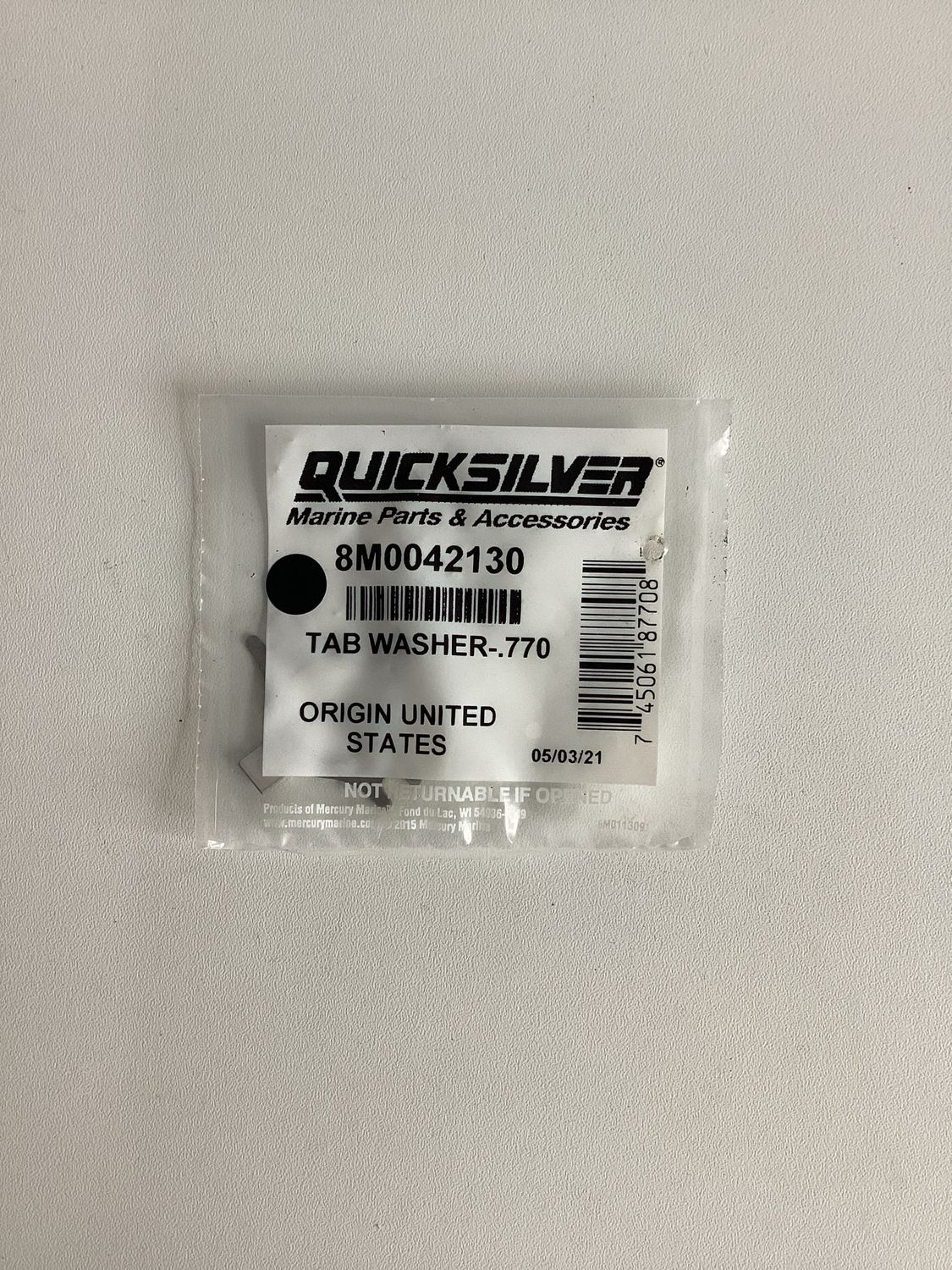 Quicksilver 8M0042130 Tab Washer
