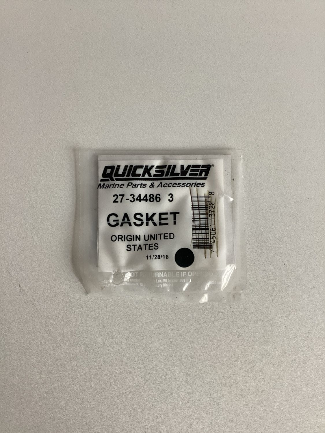 Quicksilver 344863 Gasket