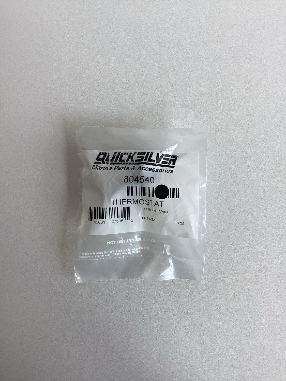 Quicksilver 804540 Thermostat