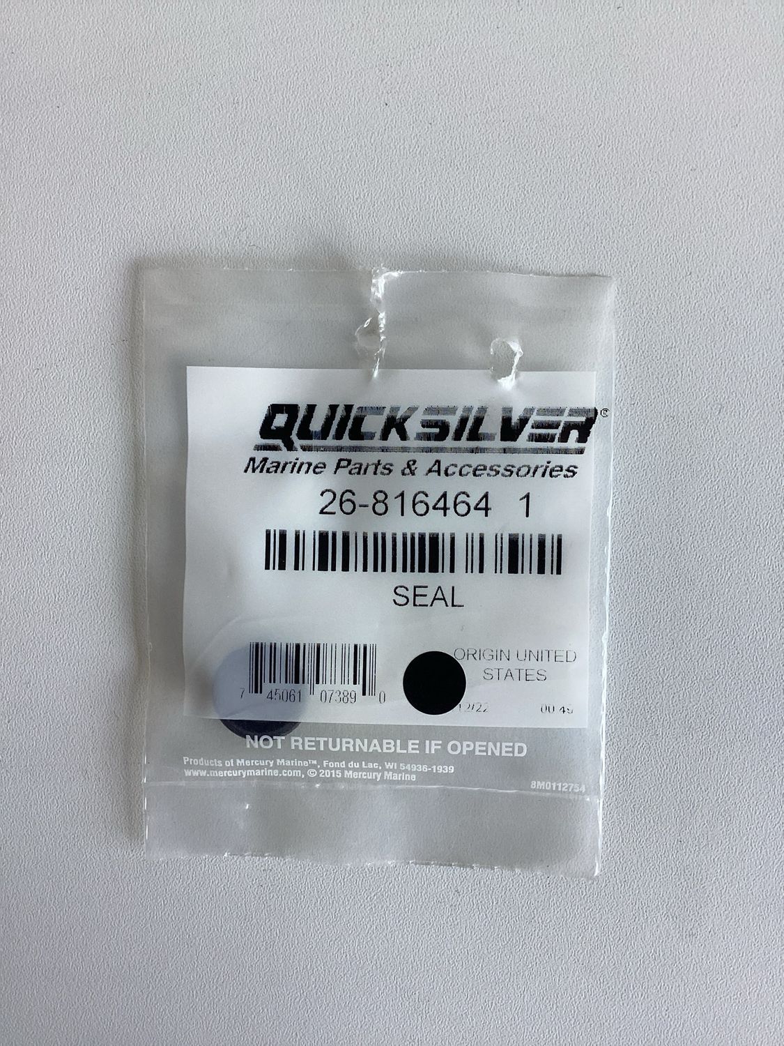 Quicksilver 8164641 Seal
