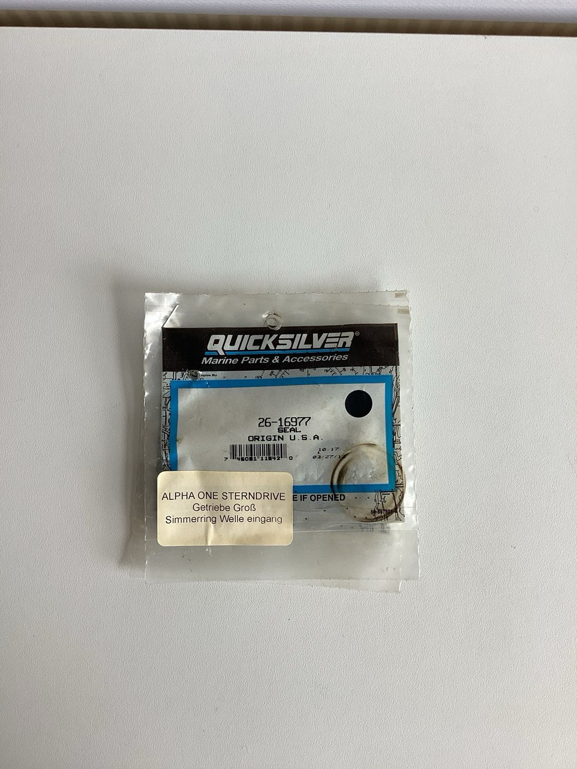 Quicksilver 16977 Seal