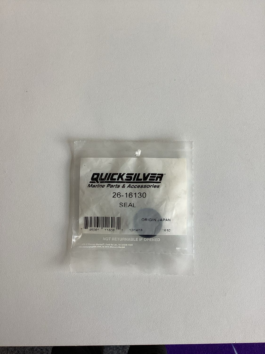 Quicksilver 16130 Seal
