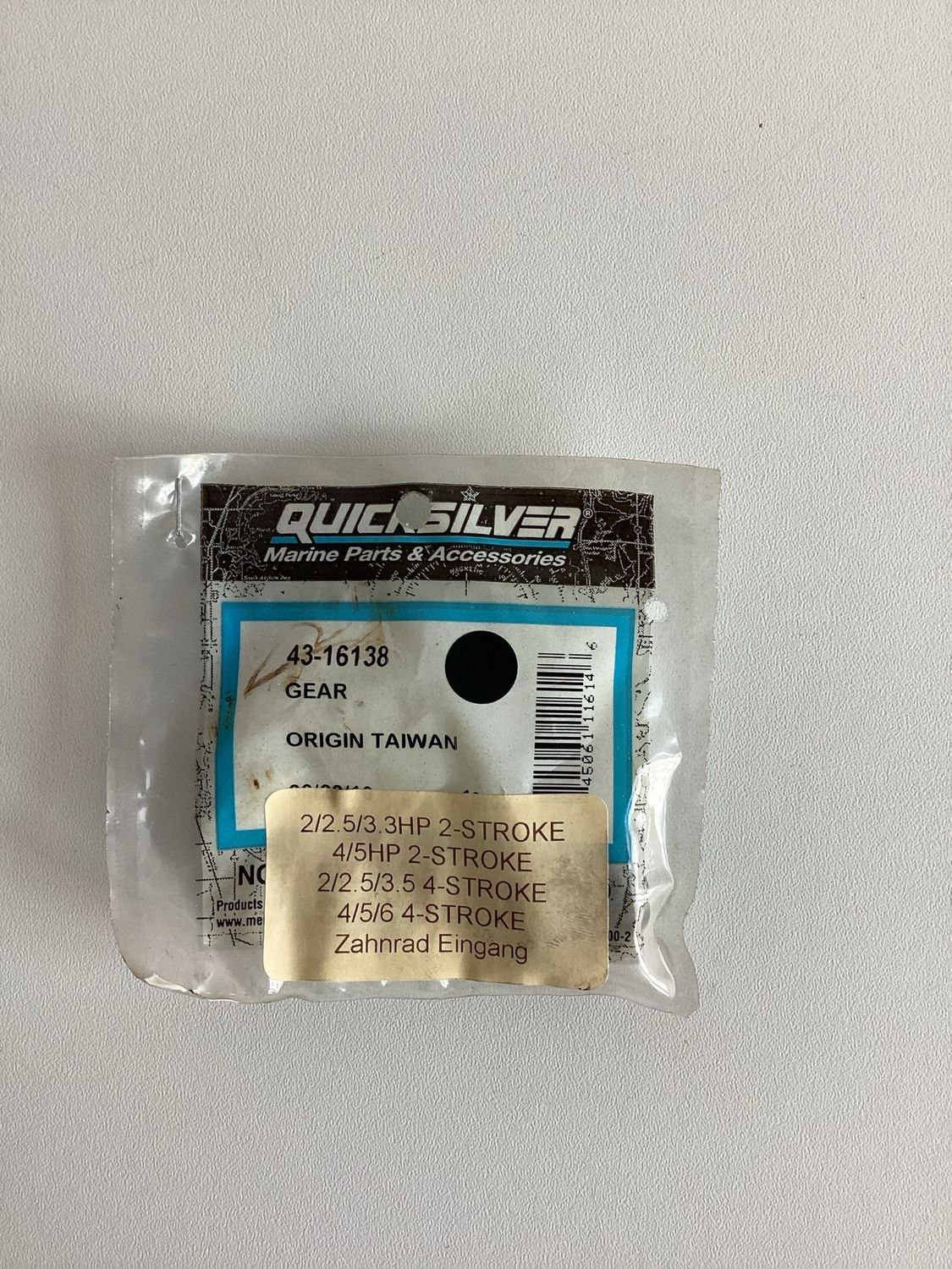Quicksilver 16138 Gear