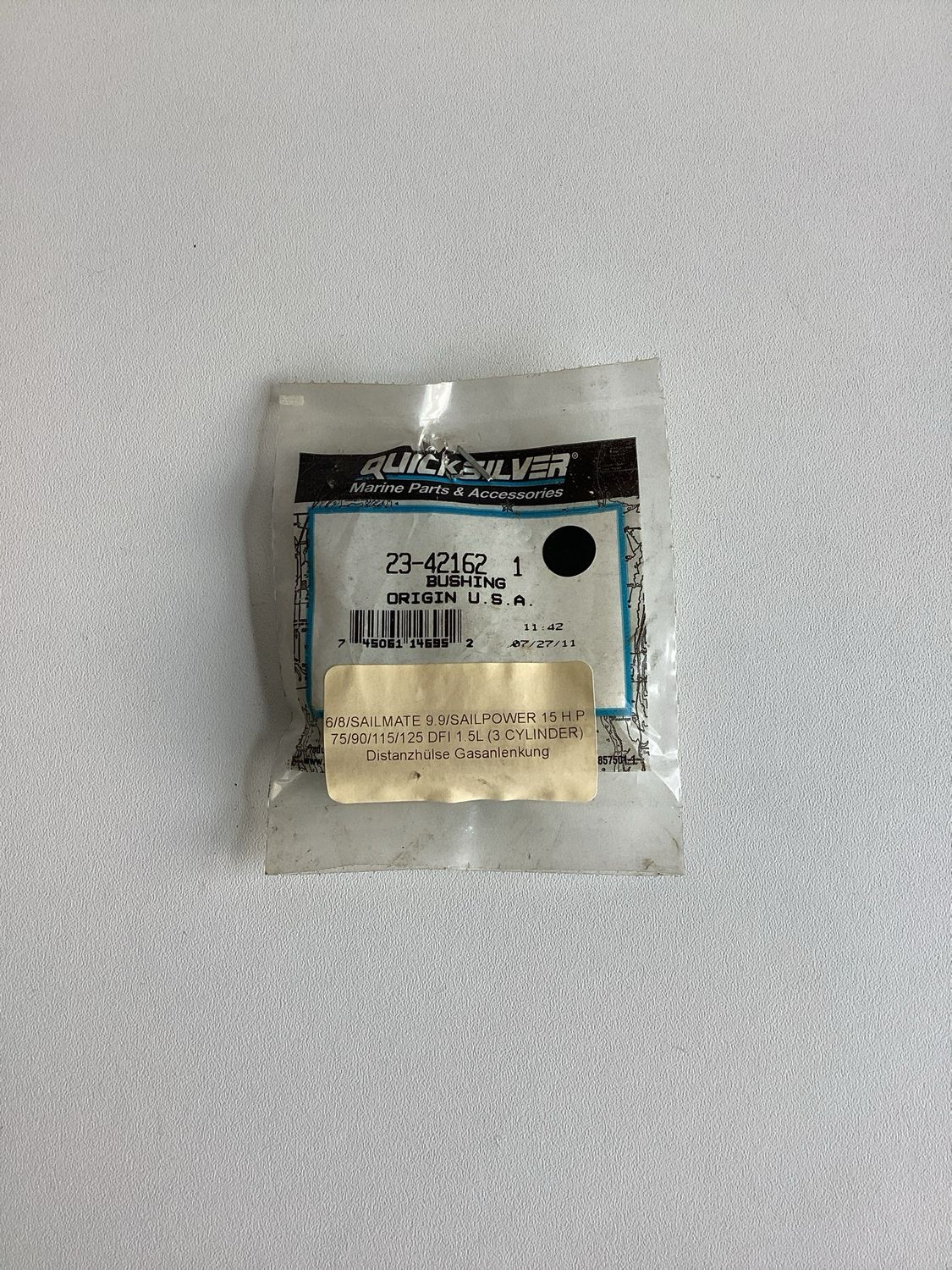 Quicksilver 421621 Bushing