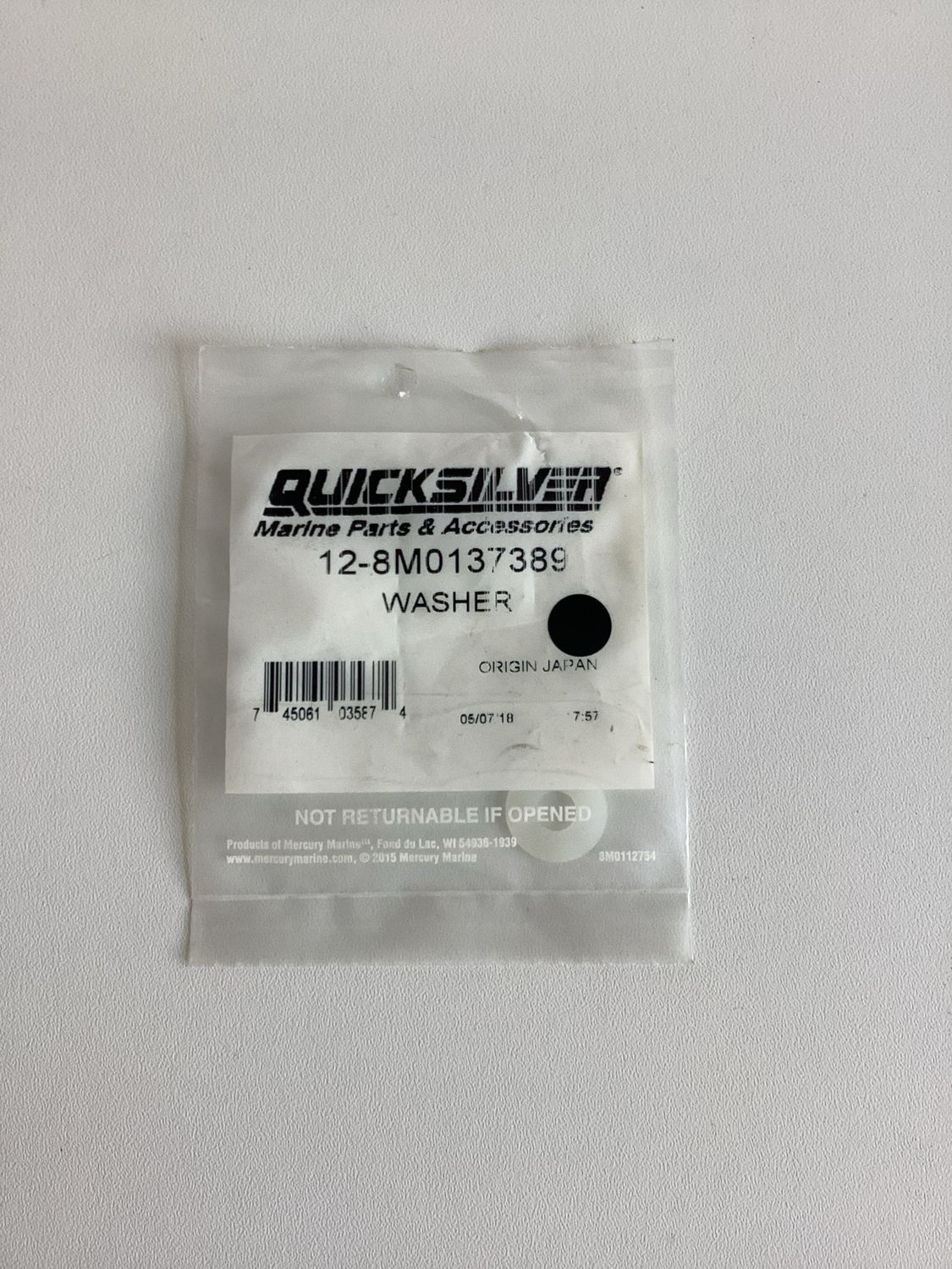 Quicksilver 8M0137389 Washer