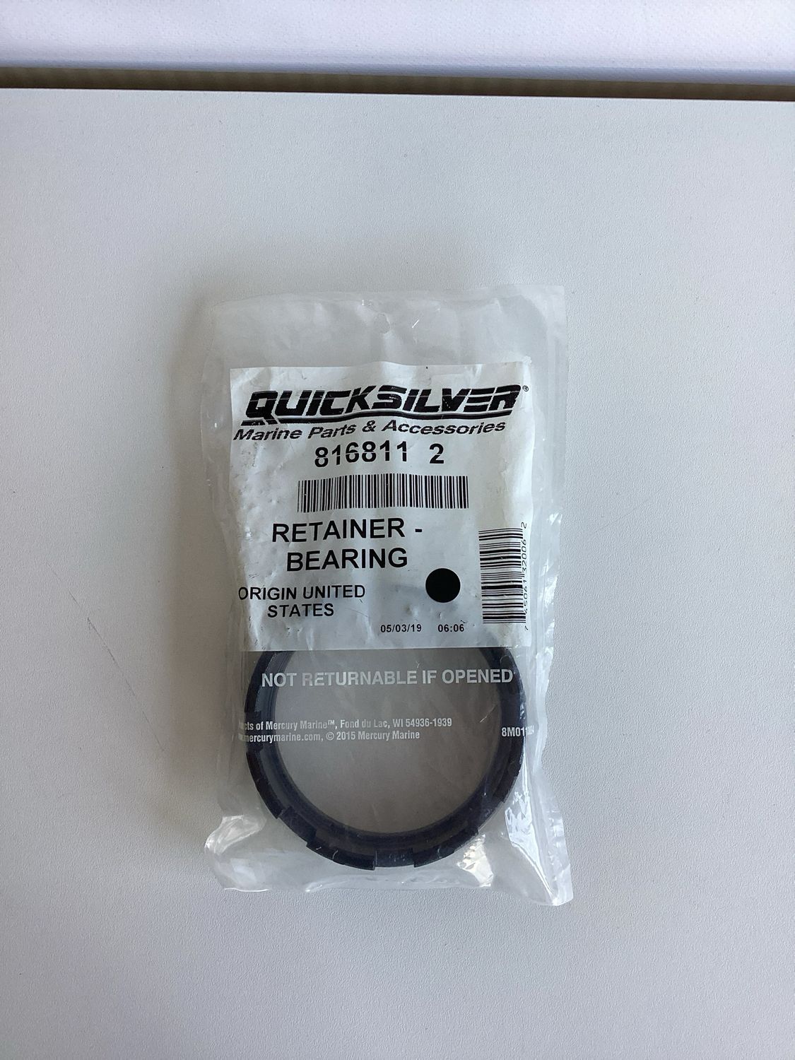 Quicksilver 8168112 Retainer-Bearing