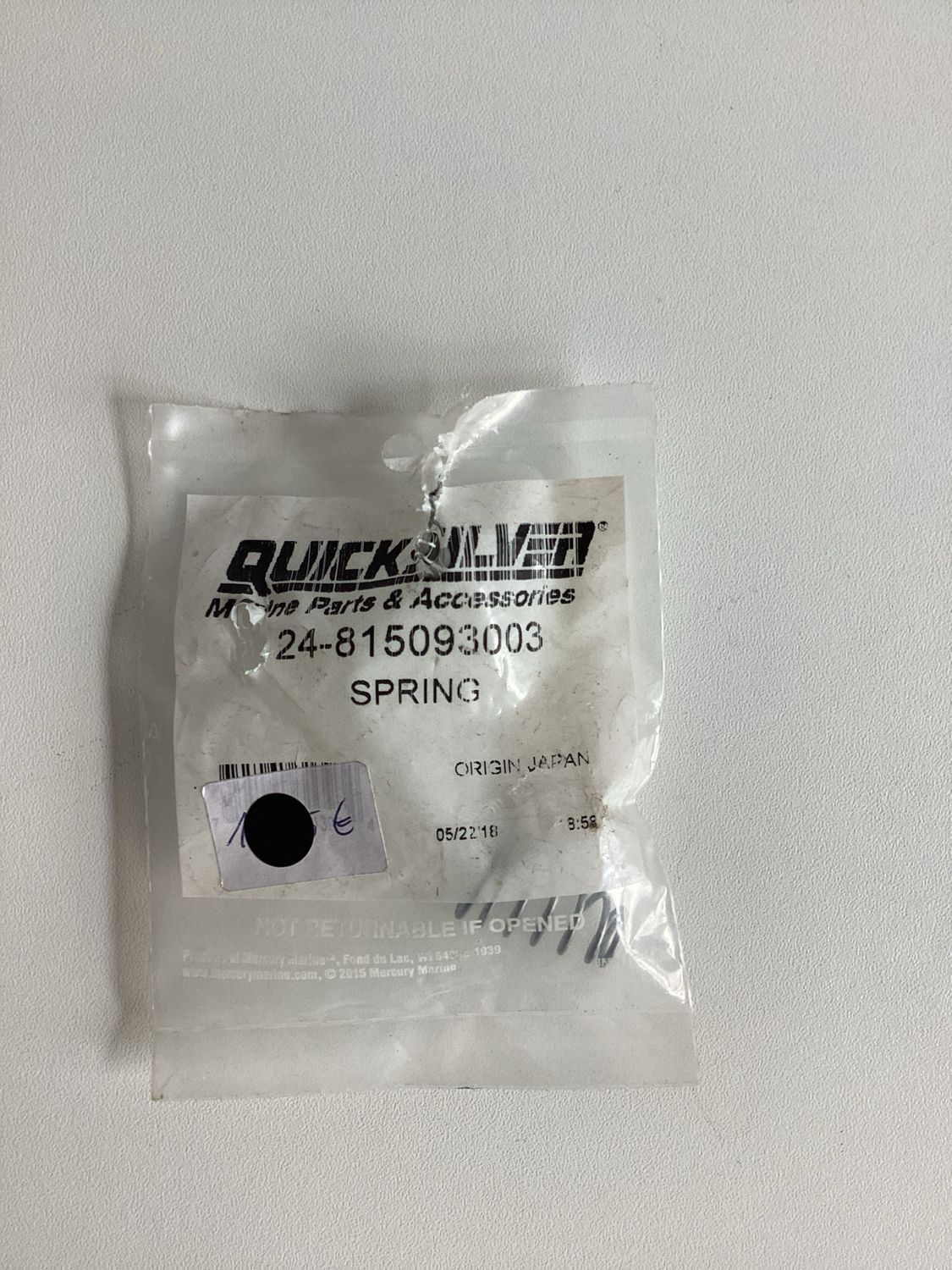 Quicksilver 815093003 Spring