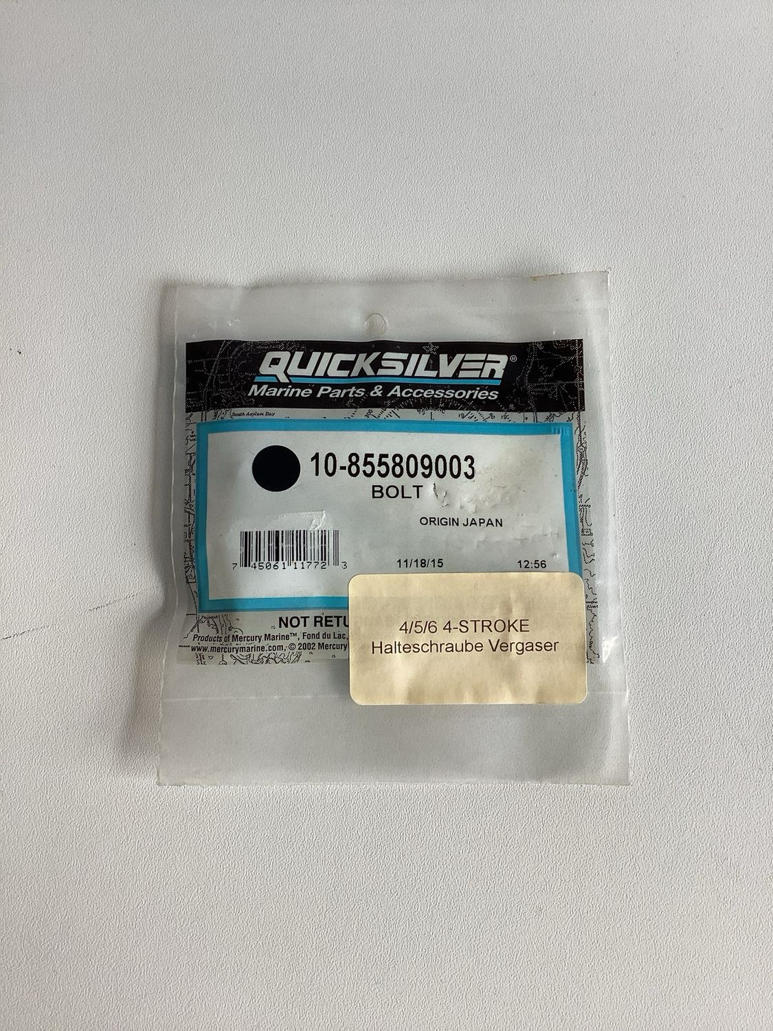 Quicksilver 855809003 Bolt