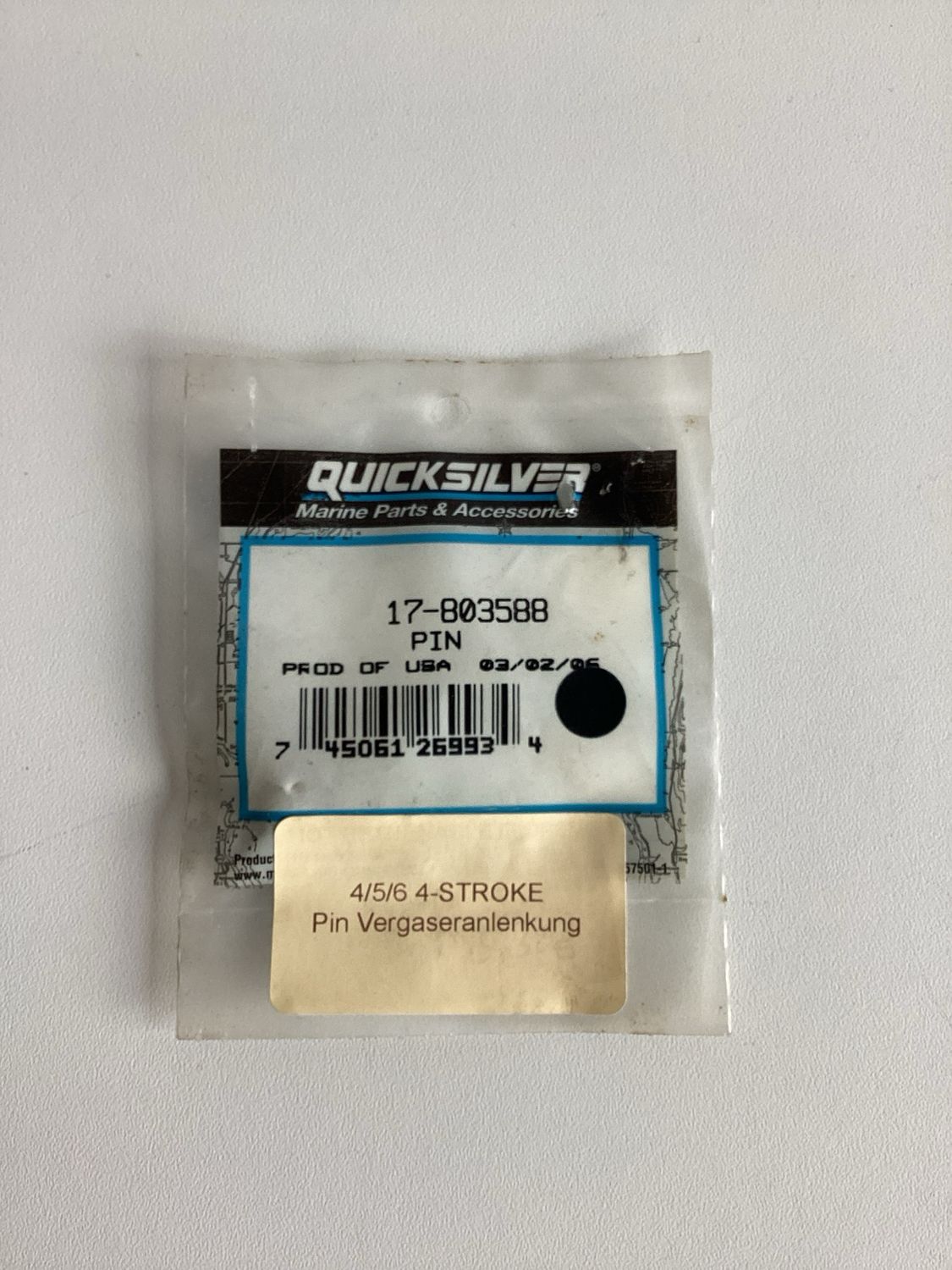 Quicksilver 803588 Pin