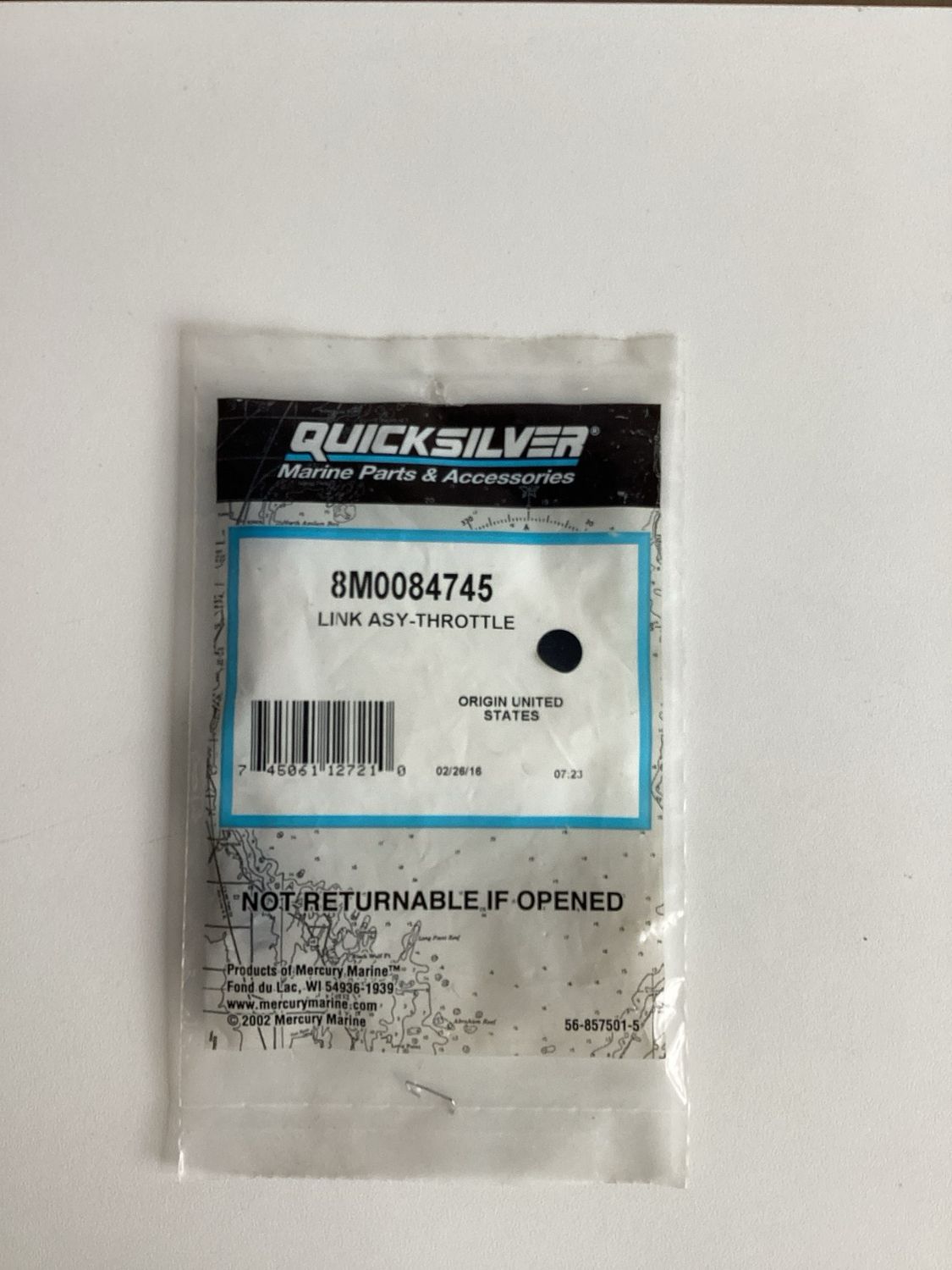 Quicksilver 8M0084745 Link Asy-Throttle