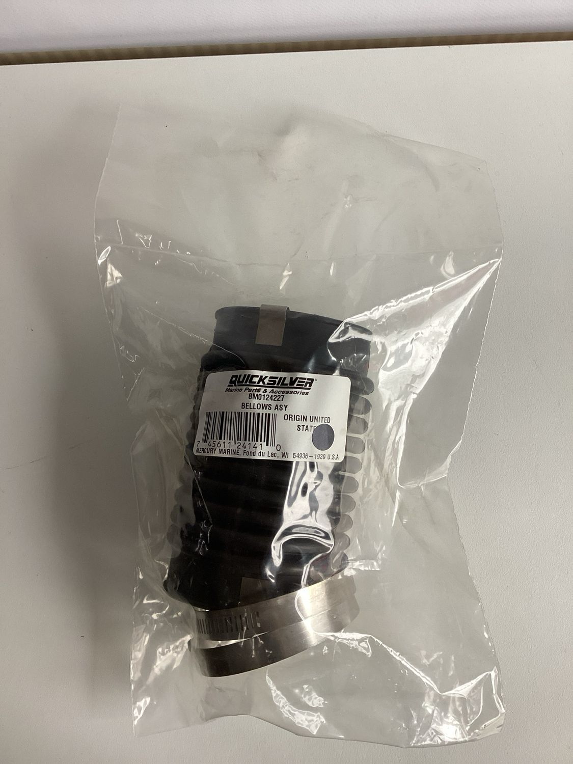 Quicksilver 8M0124227 Bellows Asy