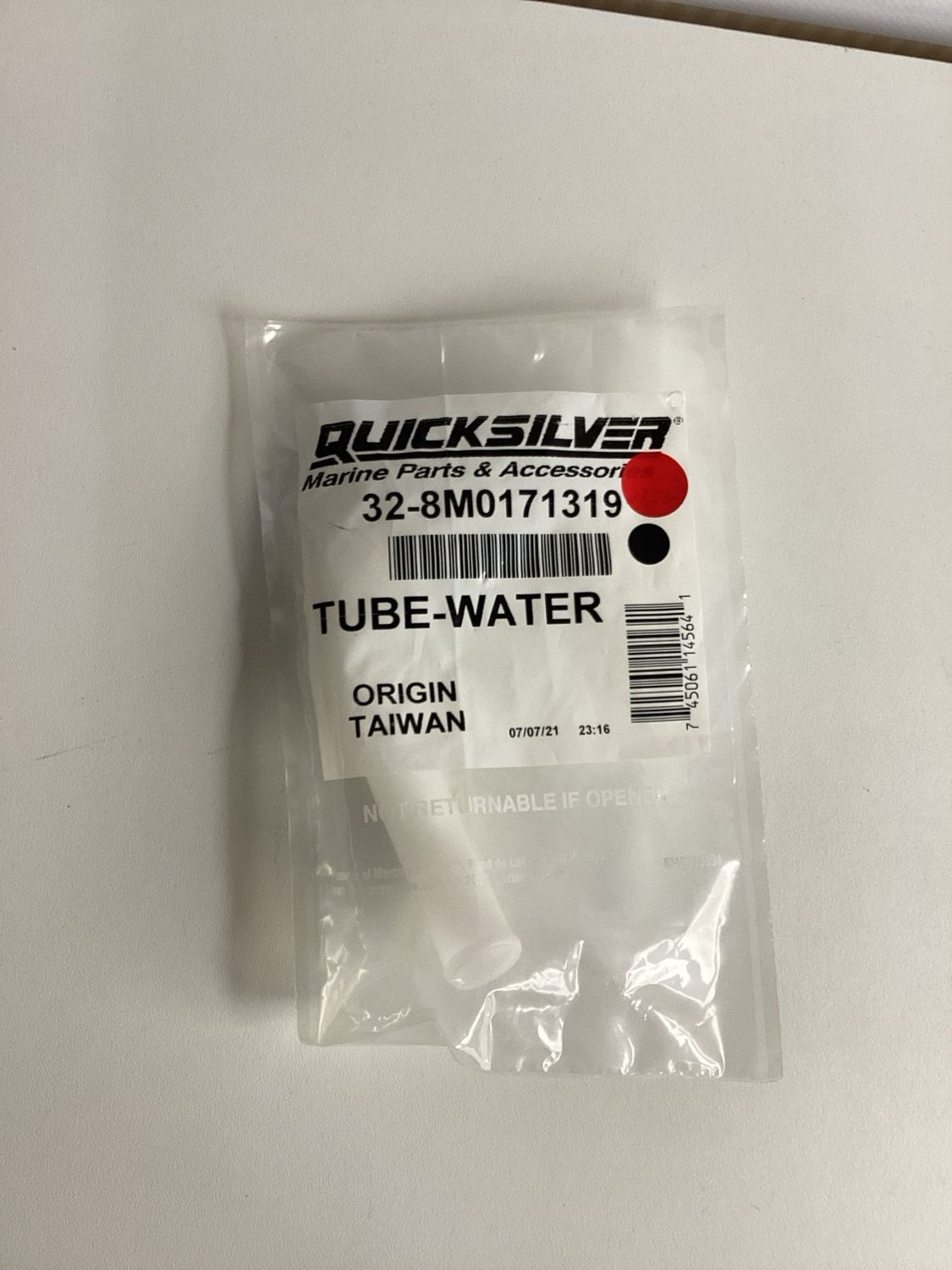 Quicksilver 8M0171319 Tube-Water