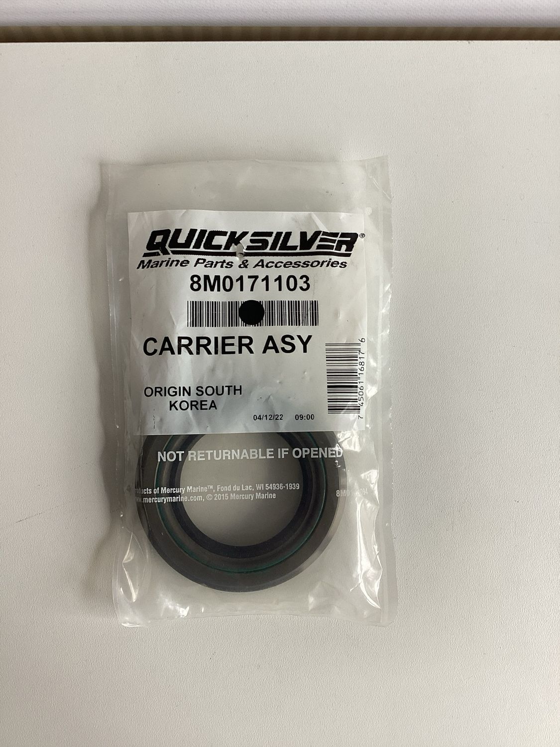 Quicksilver 8M0171103 Carrier Asy