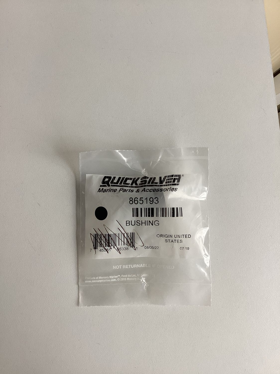 Quicksilver 865193 Bushing